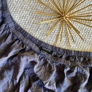 Torrid Embroidered Off Shoulder Blouse